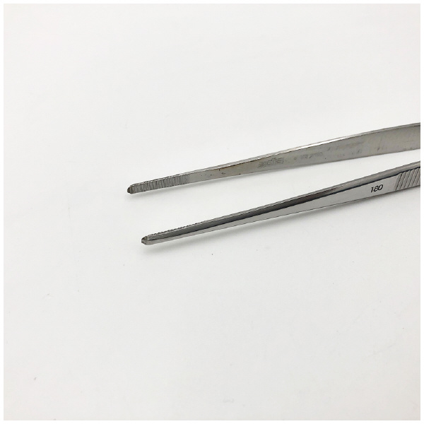 アズワン（株） ステンレス製ピンセット 6-531 ステンレス製ピンセット　１８０ｍｍ 6-531-03