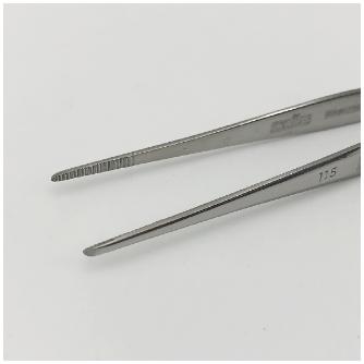 アズワン（株） ステンレス製ピンセット 6-531 ステンレス製ピンセット　１１５ｍｍ 6-531-13