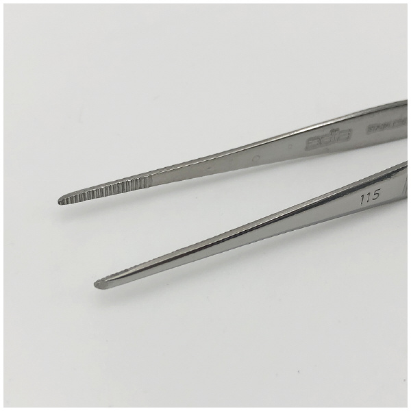 アズワン（株） ステンレス製ピンセット 6-531 ステンレス製ピンセット　１１５ｍｍ 6-531-13