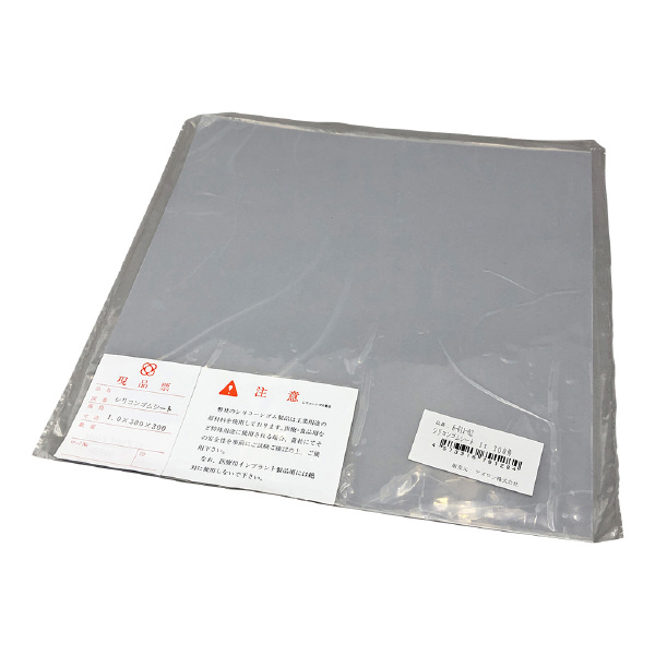 アズワン（株） シリコンゴムシート 6-611 シリコンゴムシート　１ｔ　３００角 6-611-02