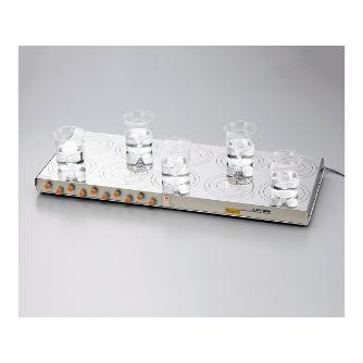 アズワン（株） 10連式マグネチックスターラーHS400 1-3099-01 １０連式マグネチックスターラーＨＳ４００ 1-3099-01