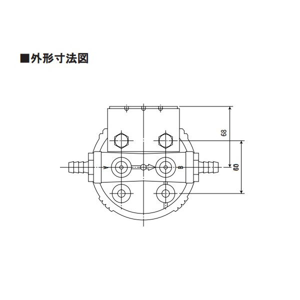 アズワン（株） フィルタハウジング 1-1067 フィルタハウジング　ＰＦ－３ 1-1067-01