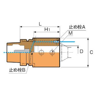 （株）ＭＳＴコーポレーション サイドロックホルダ/複合 T50-CN サイドロックホルダ／複合 T50-CN32-100