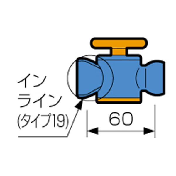 （株）ＭＳＴコーポレーション ロックライン バルブ VAL ロックライン　バルブ VAL19-IN19-1