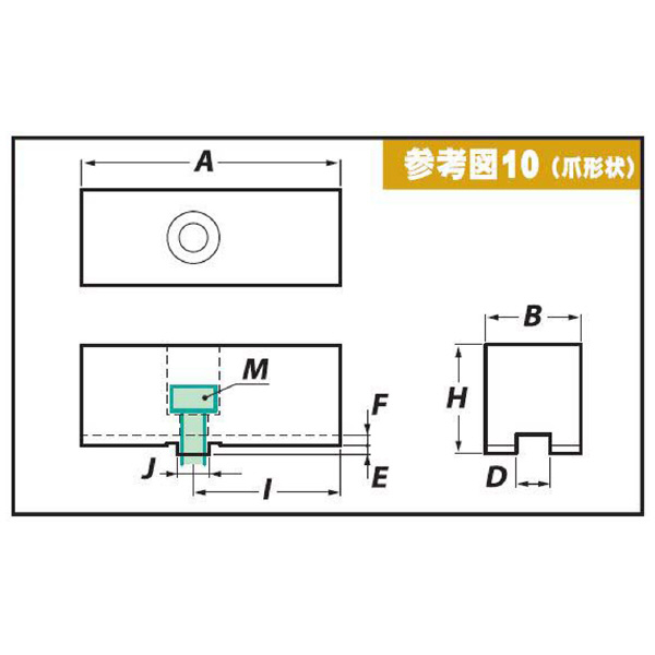 （株）アーム産業 豊和用鉄生爪 HO11MC 豊和用鉄生爪 HO11MC-6 H34