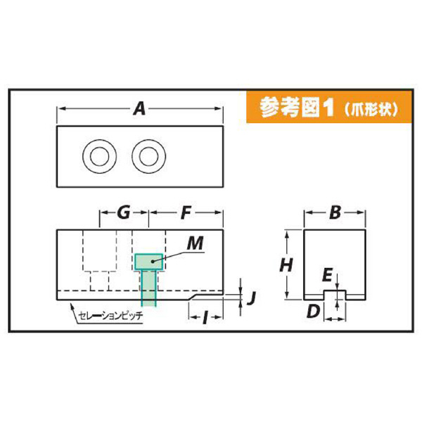 （株）アーム産業 SMW用鉄生爪 BHM ＳＭＷ用鉄生爪 BHM-125 H30