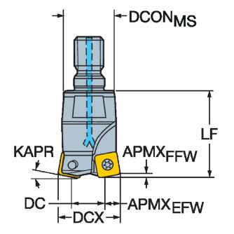 サンドビック（株） コロミル210 カッター 【F】 R210 コロミル２１０　カッター　【Ｆ】 R210-035T16-09H