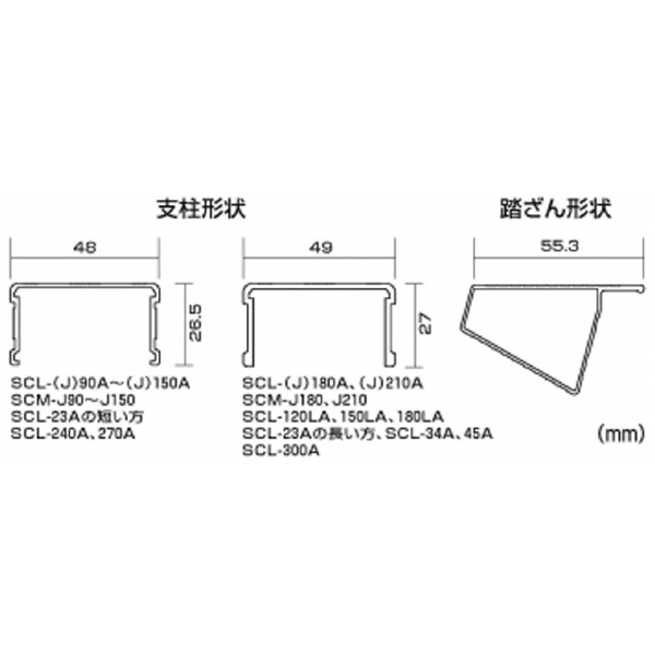 （株）ピカコーポレイション 四脚アジャスト式 専用脚立 スタンダードタイプ かるノビ SCL 四脚アジャスト式専用脚立　かるノビ SCL-300A
