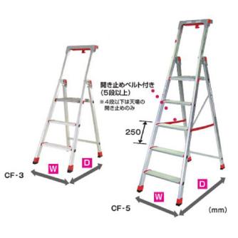 （株）ピカコーポレイション 上わく付き踏台 CF 上わく付き踏台 CF-5