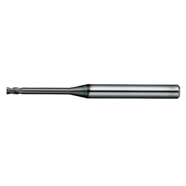 日進工具（株） 無限コーティングプレミアム 高硬度用4枚刃ロングネックエンドミル MHRH430 無限Ｐ　高硬度用４枚刃ロングネックＥＭ MHRH430 1.8X10