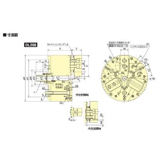 （株）北川鉄工所 デュアルロックチャック DL200 デュアルロックチャック DL208 ｶﾞｲｹｲﾊｱｸ
