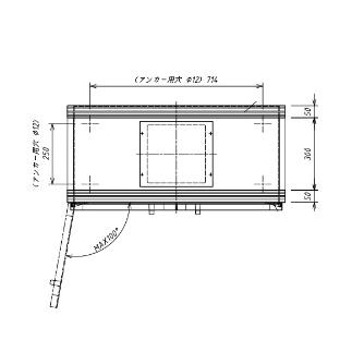 アズワン（株） 排気機能付薬品庫 3-5318 排気機能付薬品庫　ＤＭＣ－１８０Ｎ 3-5318-02
