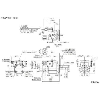 ダイキン工業（株） ピストンポンプ VZ ピストンポンプ VZ50A4RX-10RC