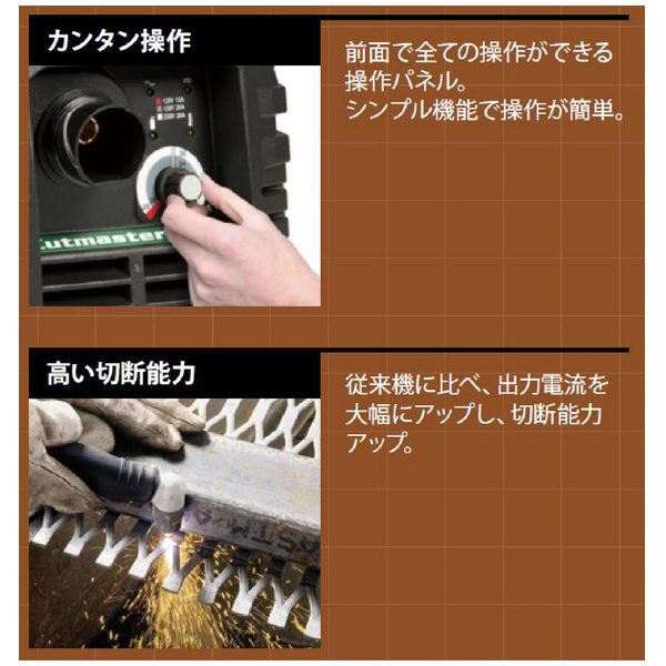 アサダ（株） エアプラズマ切断機 PZ エアプラズマ切断機 PZ282 CUTﾏｽﾀｰ82