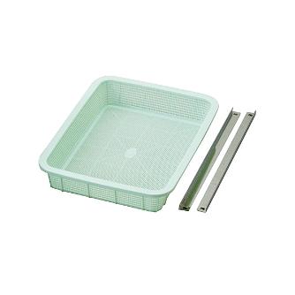 アズワン（株） ニューダストアウト用 浅バスケット棚 3-5034-02 ニューダストアウト用　浅バスケット棚 3-5034-02