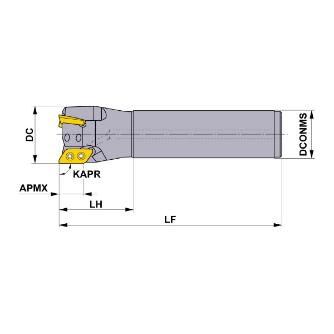 三菱マテリアル（株） カッタ 多機能用(シャンクタイプ) AXD カッタ　多機能用（シャンクタイプ） AXD4000R403SA32SA