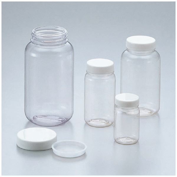 アズワン（株） クリア広口瓶(透明エンビ製) 5-031 クリア広口瓶（透明エンビ製）　１Ｌ 5-031-04