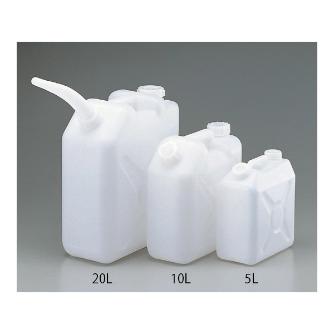 アズワン（株） 角型瓶(ノズル付) 5-037 角型瓶（ノズル付）　５Ｌ 5-037-01