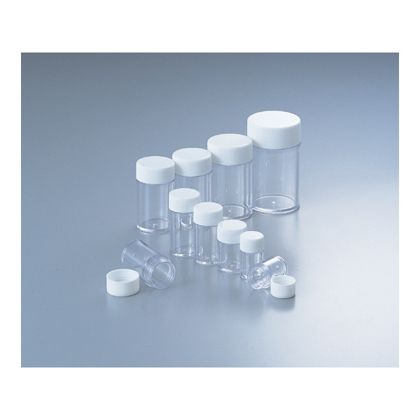 アズワン（株） スチロールねじ瓶 4-1024 スチロールねじ瓶　Ｎｏ．３　１００入 4-1024-03