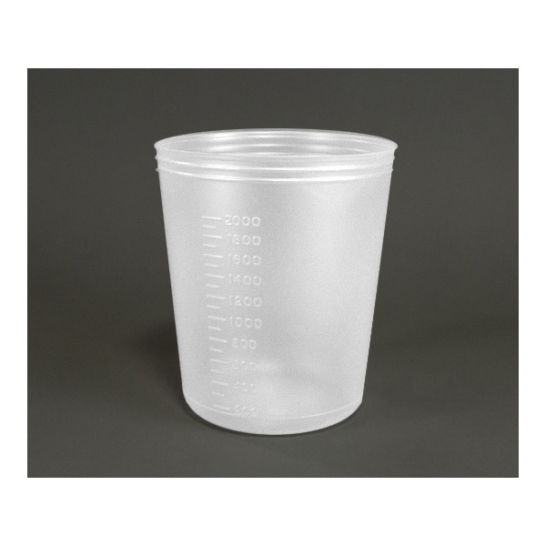 アズワン（株） ディスポカップ 5-077 ディスポカップ　２Ｌ　Ｖ－２０００ 5-077-07