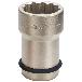 ＴＯＮＥ（株） 電動タイヤレンチ専用ホイルナットコンビソケット(12角) 8ED ホイルナットコンビソケット 8ED-4121L