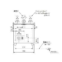 アズワン（株） コンセント付真空デシケーターVM－C 1-5800-02