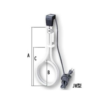 アズワン（株） PTFE被覆ヒーター 1-5519 ＰＴＦＥ被覆ヒーター　ＪＷ－２Ｂ 1-5519-04