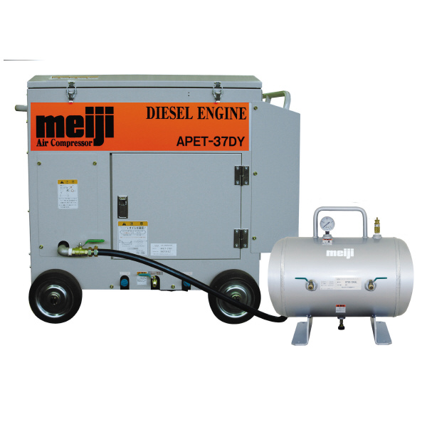 （株）明治機械製作所 エンジンコンプレッサ APET エンジンコンプレッサ APET-37DY STAL
