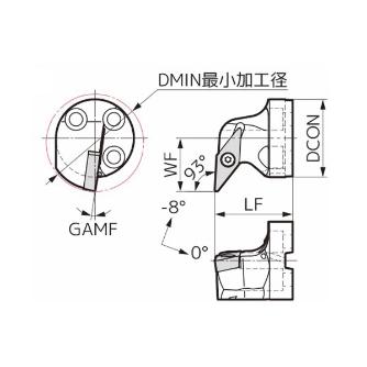 住友電気工業（株） 内径旋削用スマートダンパー 交換式ヘッド SVUB 内径旋削用スマートダンパー　交換式ヘッド SDB40-SVUBR1604-50
