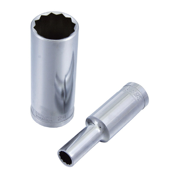 スエカゲツール（株） ディープソケット 差込角1/2 ディープソケット　差込角１／２　１４ｍｍ 0241140