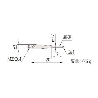 （株）ミツトヨ 三次元CNC 付属品 06ABN755 三次元ＣＮＣ　付属品 06ABN755/MS2-1R7 ｽﾀｲﾗｽ