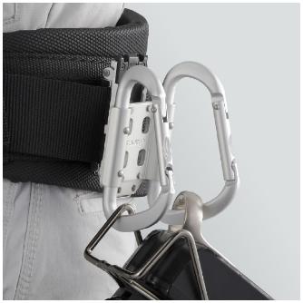 （株）ＴＪＭデザイン 着脱式工具ホルダーアルミ カラビナ大 SFKHA 着脱式工具ホルダーアルミ　カラビナ大 SFKHA-CLW