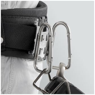 （株）ＴＪＭデザイン 着脱式工具ホルダーステン カラビナ大 SFKHS 着脱式工具ホルダーステン　カラビナ大 SFKHS-CLW