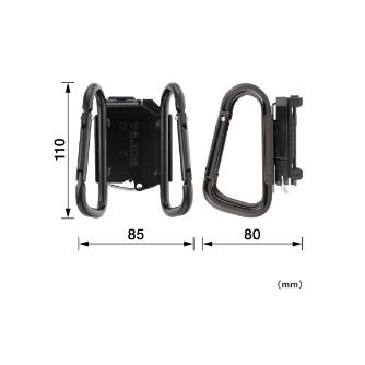 （株）ＴＪＭデザイン 着脱式工具ホルダースチール カラビナ大 SFKHI 着脱式工具ホルダースチール　カラビナ大 SFKHI-CLW