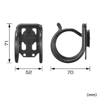 （株）ＴＪＭデザイン 着脱式工具ホルダースチール ハンマー横 SFKHI 着脱式工具ホルダースチール　ハンマー横 SFKHI-HH