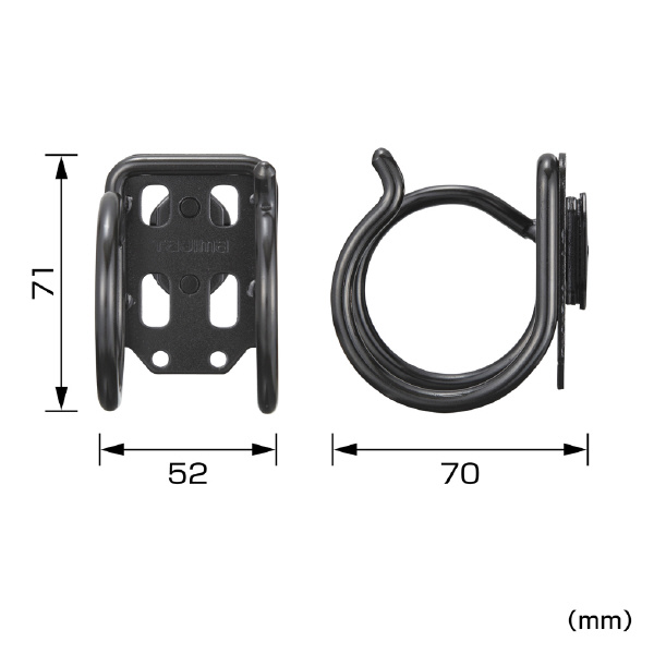 （株）ＴＪＭデザイン 着脱式工具ホルダースチール ハンマー横 SFKHI 着脱式工具ホルダースチール　ハンマー横 SFKHI-HH