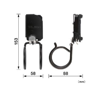 （株）ＴＪＭデザイン 着脱式工具ホルダースチール ハンマー横 SFKHI 着脱式工具ホルダースチール　ハンマー横 SFKHI-HHM