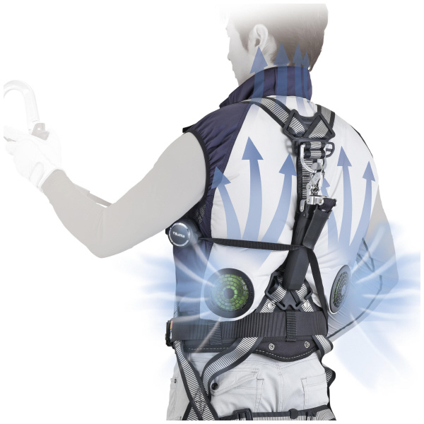 （株）ＴＪＭデザイン 清涼ファン風雅ベスト FVP-AAVBW 清涼ファン風雅ベスト　３Ｌ FVP-AAVBW3L