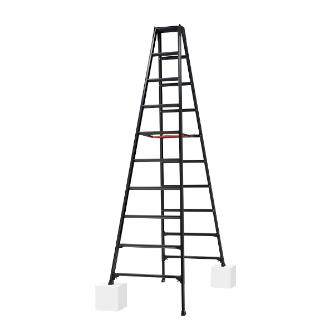 長谷川工業（株） 伸縮脚立 BLACK LABEL RYZB 脚部伸縮専用脚立　ＢＬＡＣＫ　ＬＡＢＥＬ RYZB-30