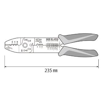 （株）ロブテックス 電装圧着工具 FK 電装圧着工具 FK1A