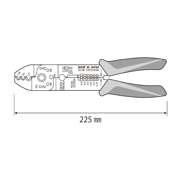 （株）ロブテックス 電装圧着工具 FK 電装圧着工具 FK3A