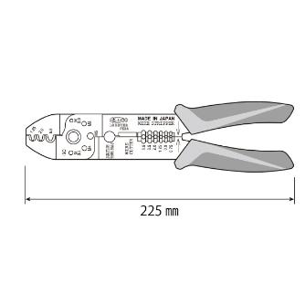 （株）ロブテックス 電装圧着工具 FK 電装圧着工具 FK3A