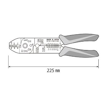 （株）ロブテックス 電装圧着工具 FK 電装圧着工具 FK4A