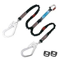 藤井電工（株） フルハーネス用ランヤード  ツイン ノビロン+FS-93SV(軽量・SV回転)