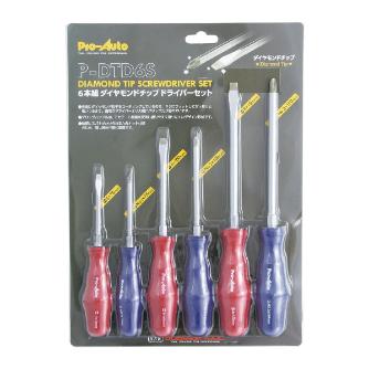 スエカゲツール（株） ダイヤモンドチップドライバー6本組 P-DTD6S ダイヤモンドチップドライバー６本組 P-DTD6S