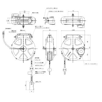 （株）三協リール スローモーションソフトホースリール SHS-210SBSLOW スローモーションソフトホースリール SHS-210SBSLOW