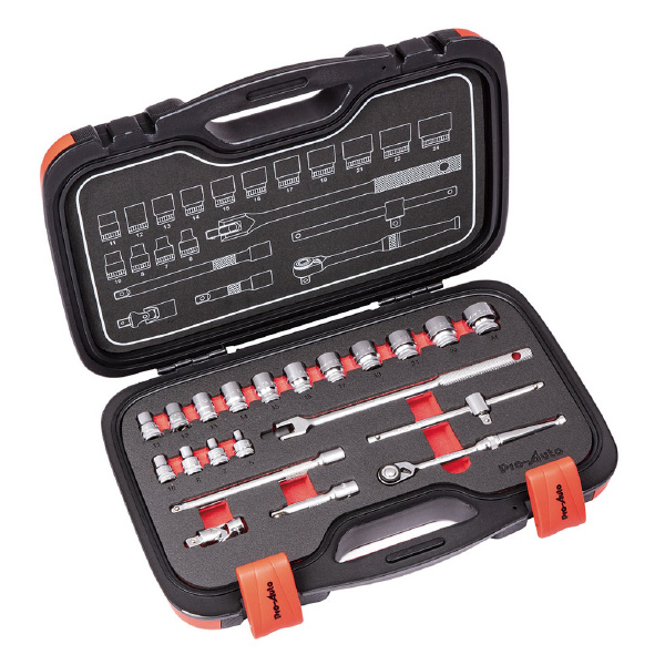 スエカゲツール（株） 3/8"ソケットレンチセット 21PC PA3021 ３／８”ソケットレンチセット　２１ＰＣ PA3021