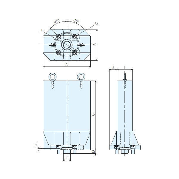 （株）ナベヤ 円テーブル用コンパクトツーリングブロック TB 円テーブル用コンパクトツーリングブロック TB2FC03-20029M