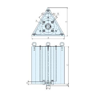 （株）ナベヤ 円テーブル用コンパクトツーリングブロック TB 円テーブル用コンパクトツーリングブロック TB3FC03-25029M