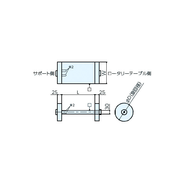 （株）ナベヤ ゆりかごセット センタータイプ YSC ゆりかごセット　センタータイプ YSC160-300SAS1